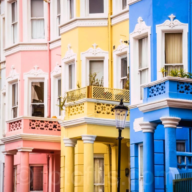 Victorian coloured houses